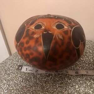 Handcrafted Owl Gourd